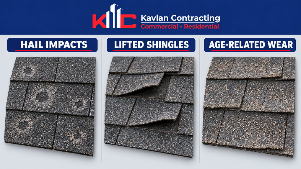 Shingle Damage Comparison